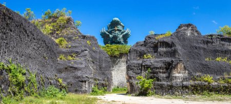 Photo for BALI, INDONESIA - FEBRUARY 28, 2020: Panorama of  GWK Garuda Wisnu Kencana Cultural Park on Bali, Indonesia - Royalty Free Image