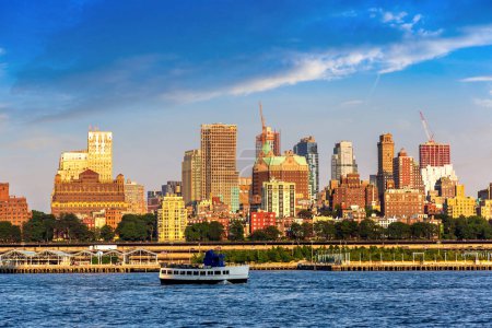 Foto de Vista panorámica de Brooklyn en Nueva York, NY, EE.UU. - Imagen libre de derechos