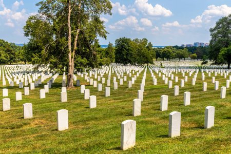 Foto de Arlington National Cemetery en Washington DC, EE.UU. - Imagen libre de derechos
