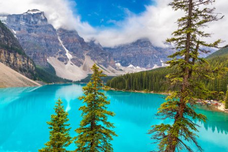 Photo for Panoramic view of Lake Moraine, Banff National Park Of Canada - Royalty Free Image