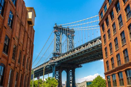 Téléchargez les photos : Manhattan Bridge à New York, NY, États-Unis - en image libre de droit