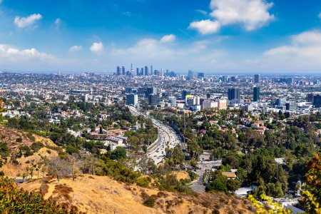 Foto de Vista panorámica de Los Ángeles, California, EE.UU. - Imagen libre de derechos