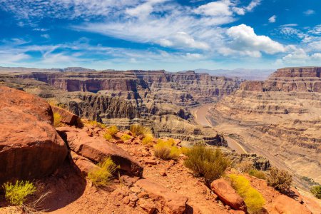 Photo for Guano Point at Grand Canyon West Rim in a sunny day, USA - Royalty Free Image