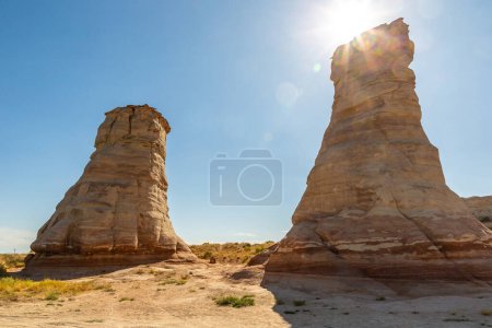 Téléchargez les photos : Pieds d'éléphant rock en Navajo nation reservation, Arizona, USA - en image libre de droit
