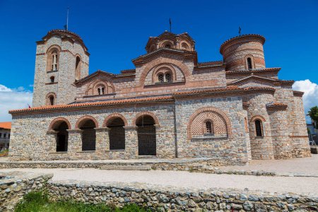 Foto de Iglesia de San Panteleimon en Ohrid en un hermoso día de verano, República de Macedonia - Imagen libre de derechos