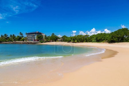 Photo for Midigama tropical Beach in a sunny day in Sri Lanka - Royalty Free Image