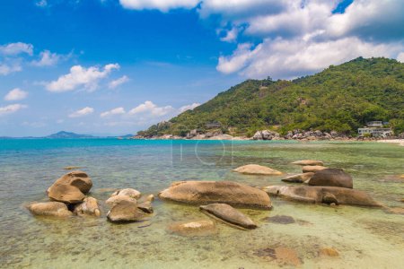 Téléchargez les photos : Silver Beach sur l'île de Koh Samui, Thaïlande dans une journée d'été - en image libre de droit