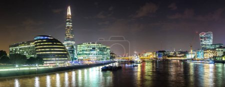 Photo for Night landscape view of The Shard in London, England, United Kingdom - Royalty Free Image