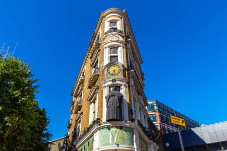 Photo for LONDON, UK - JUNE 17, 2022: The Black friar Pub - old traditional pub in a beautiful summer day in London, UK - Royalty Free Image