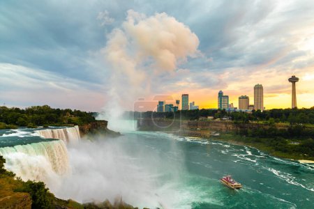 Photo for View of American falls at Niagara falls, USA, from the American Side - Royalty Free Image