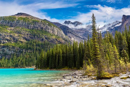 Téléchargez les photos : Lac Moraine, parc national du Canada Banff - en image libre de droit
