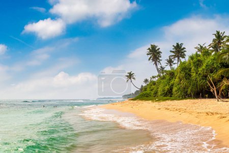 Foto de Playa en un día soleado en Sri Lanka - Imagen libre de derechos