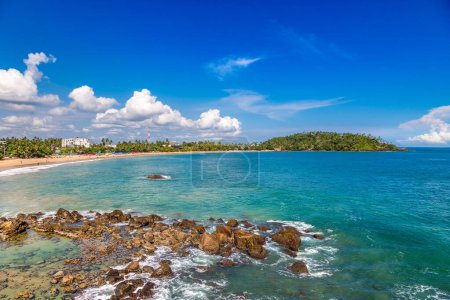Photo for Mirissa tropical Beach in a sunny day in Sri Lanka - Royalty Free Image
