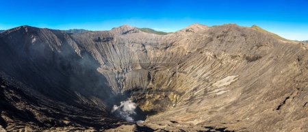 Photo for Panorama of  crater volcano Bromo, Java island, Indonesia. - Royalty Free Image