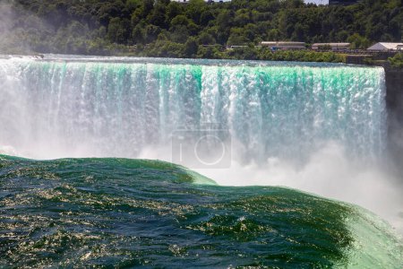 Foto de Vista de Horseshoe Falls en Niagara Falls, Estados Unidos, desde el lado americano - Imagen libre de derechos
