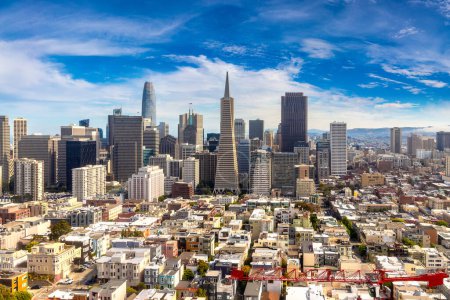Foto de Vista aérea panorámica de San Francisco, California, EE.UU. - Imagen libre de derechos