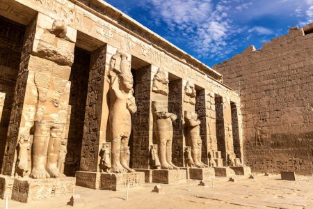 Photo for Medinet Habu temple in Luxor, Valley of King, Egypt - Royalty Free Image