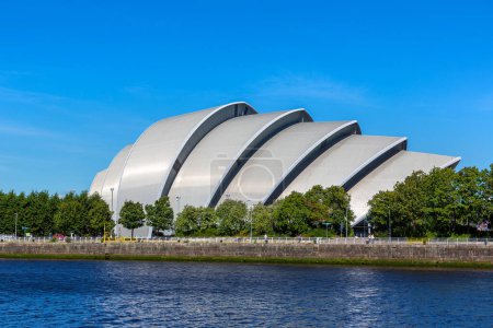 Photo for GLASGOW, UK - JUNE 14, 2022: Scottish Exhibition Centre - SEC Armadillo in a summer day in Glasgow, Scotland, UK - Royalty Free Image