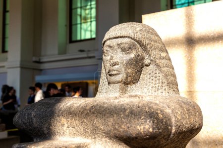 Photo for LONDON, UK - SEPTEMBER 7, 2023: Egyptian part of The British Museum in London - one of the most visited museums in the world, England, UK - Royalty Free Image