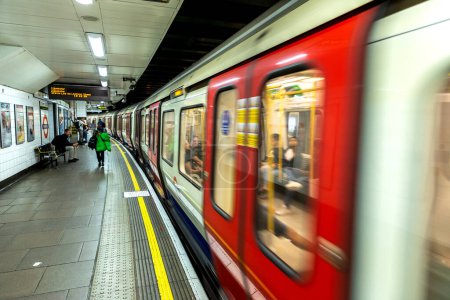 Photo for LONDON, UK - SEPTEMBER 26, 2023: London Underground Tower Hill Station in London, England, UK - Royalty Free Image