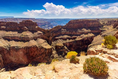 Grand Canyon Westrand an einem sonnigen Tag, USA