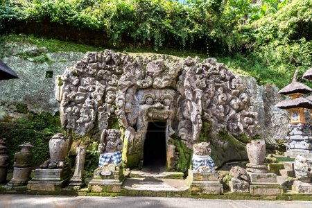Photo for Elephant Cave (Goa Gajah temple), in Bali, Indonesia in a sunny day - Royalty Free Image
