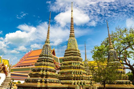 Photo for Wat Pho Temple in Bangkok in a summer day - Royalty Free Image