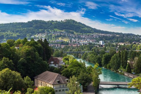Photo for Panoramic view of Bern in a beautiful summer day, Switzerland - Royalty Free Image