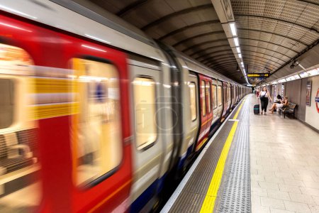 Photo for LONDON, THE UNITED KINGDOM - SEPTEMBER 7, 2023: London Underground Station - King's Cross St. Pancras in London, England, UK - Royalty Free Image