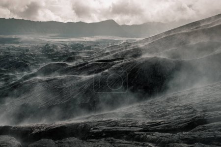 Photo for Nuclear war apocalypse landscape eruption destruction of the planet - Royalty Free Image