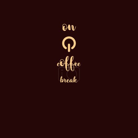 Téléchargez les illustrations : Toggle symbol on off in off state for Coffee Break - en licence libre de droit