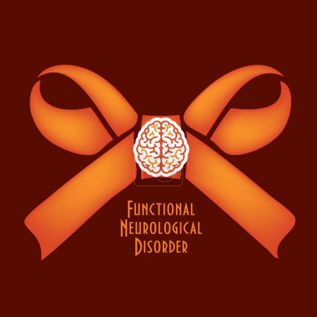 Illustration for Problems with the functioning of the nervous system belongs to the field of medicine of Functional Neurological Disorder - Royalty Free Image