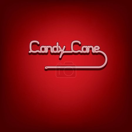 Téléchargez les illustrations : Affiche pour Candy Cane - un régal commun pour les enfants et les adultes. - en licence libre de droit