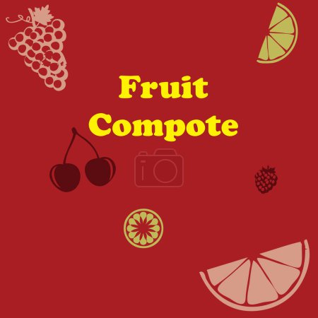 A healthy drink made from fruits - Fruit Compote