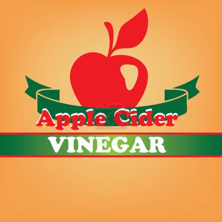 Poster ingrédient Vinaigre de cidre de pomme pour de nombreux plats