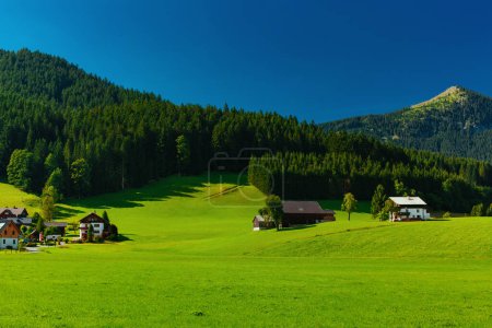 Téléchargez les photos : Vallée pittoresque en été Alpes - en image libre de droit