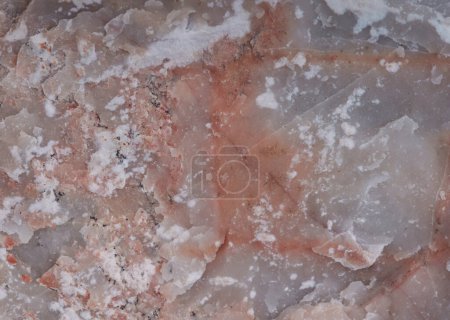 Foto de Primer plano de la superficie de mármol rosa crudo - Imagen libre de derechos