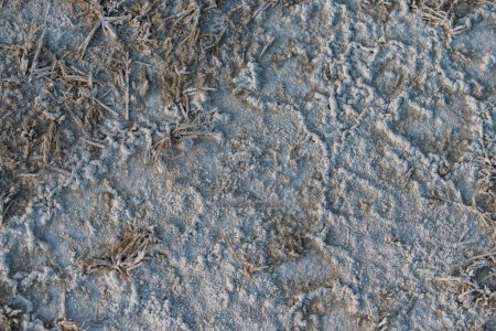 Photo for Surface of a dried-up salt lake - Royalty Free Image