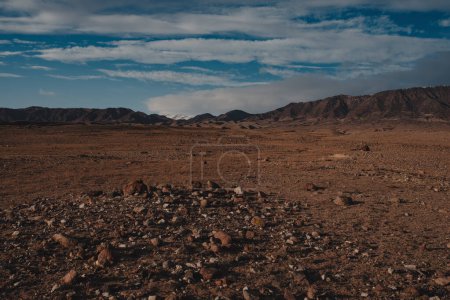 Photo for Landscape of rocky mountainous terrain in autumn - Royalty Free Image