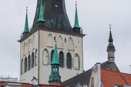 Photo for Holy spirit church tower, Tallinn. - Royalty Free Image