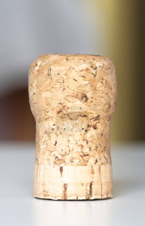 Photo for Champagne bottle cork on the table. - Royalty Free Image