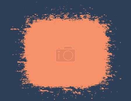 Photo for Grunge texture background. Abstract orange dark blue old rough retro design. - Royalty Free Image