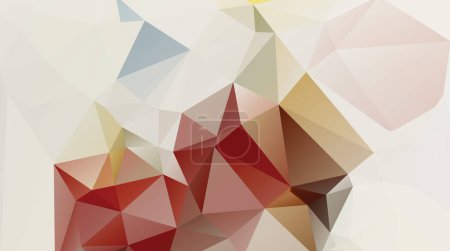 Photo for Indian red, saddle brown, maroon, tan rosy brown sienna colors triangle abstract horizontal vector colorful background - Royalty Free Image