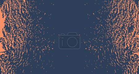 Photo for Grunge texture background. Abstract orange dark blue old rough retro design - Royalty Free Image
