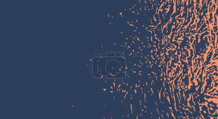 Photo for Grunge texture background. Abstract orange dark blue old rough retro design - Royalty Free Image
