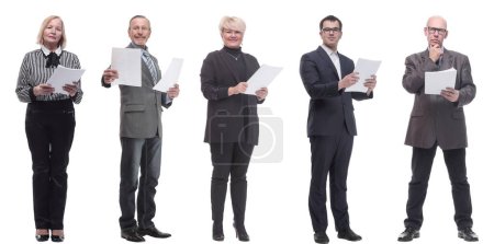Téléchargez les photos : Collage de personnes tenant une feuille a4 dans les mains - en image libre de droit