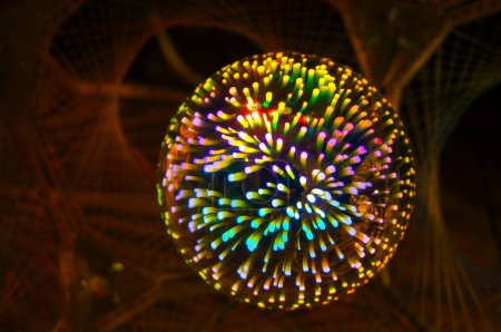Foto de Lámpara de color en forma de bola - Imagen libre de derechos