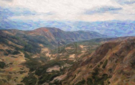 Téléchargez les photos : Belle photo aérienne de drone de paysage de montagne dans le parc naturel des Carpates. Hautes montagnes rocheuses dans le sud de l'Europe.Destination de voyage pour le tourisme actif. - en image libre de droit
