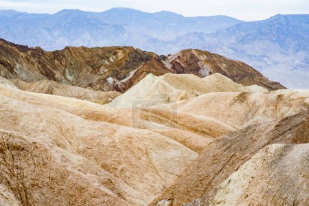 Téléchargez les photos : Stunning view of famous Zabriskie Point in Death Valley National Park, California, USA. Exploring the American Southwest. - en image libre de droit