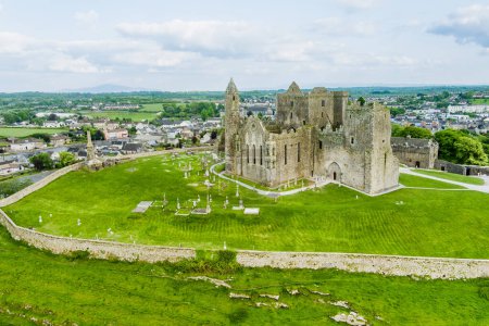 Photo for The Rock of Cashel, also known as Cashel of the Kings and St. Patrick's Rock, a historic site located at Cashel, County Tipperary. One of the most famous tourist attractions in Ireland. - Royalty Free Image